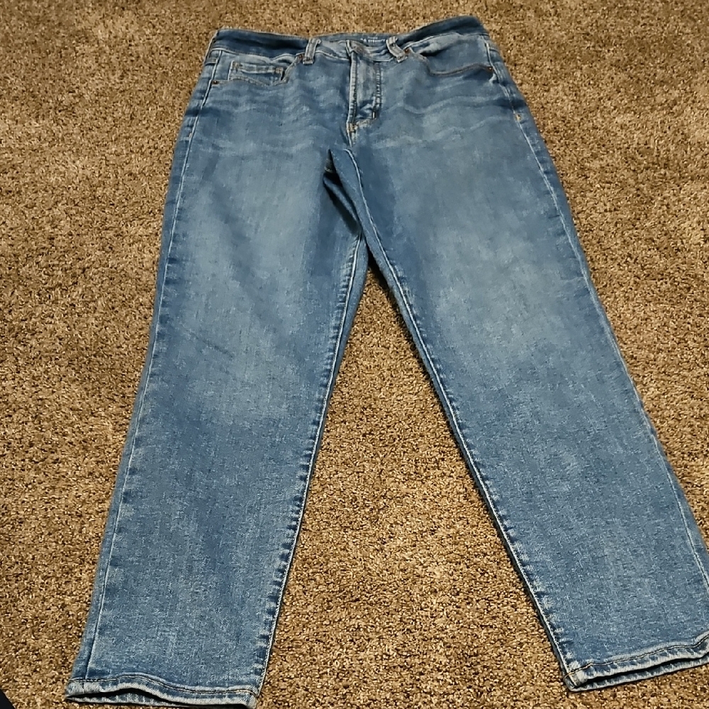 Old Navy Women's Straight Leg Jeans - Blue
